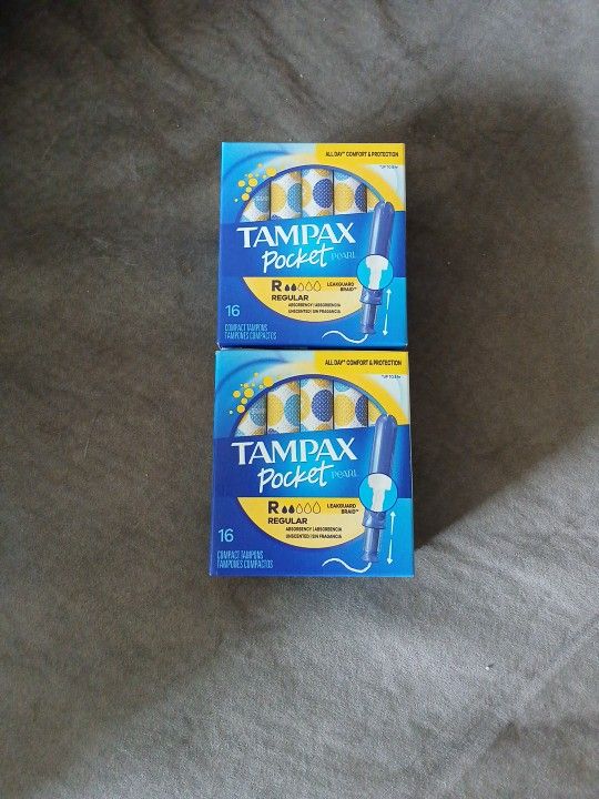 Tampax Pearl Tampons Size Regular Set Of 2