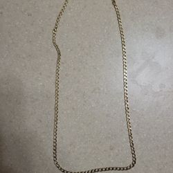 14 K Gold Men's Necklace.  Weight Is 17.3 Grams 