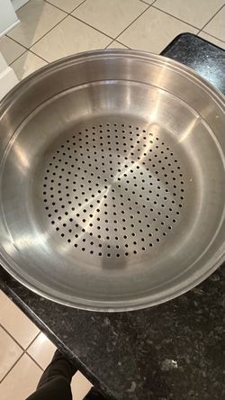 Pressure Control Stainless Steel Pot with steaming rack PICK UP TODAY
