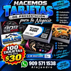 Tarjetas para tu negocio