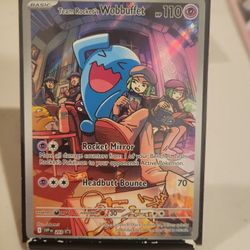 Team Rocket's Wobbuffet #203 Pokemon Promo 