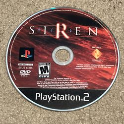 Siren (PlayStation 2, 2004) PS2 - Disc Only Tested