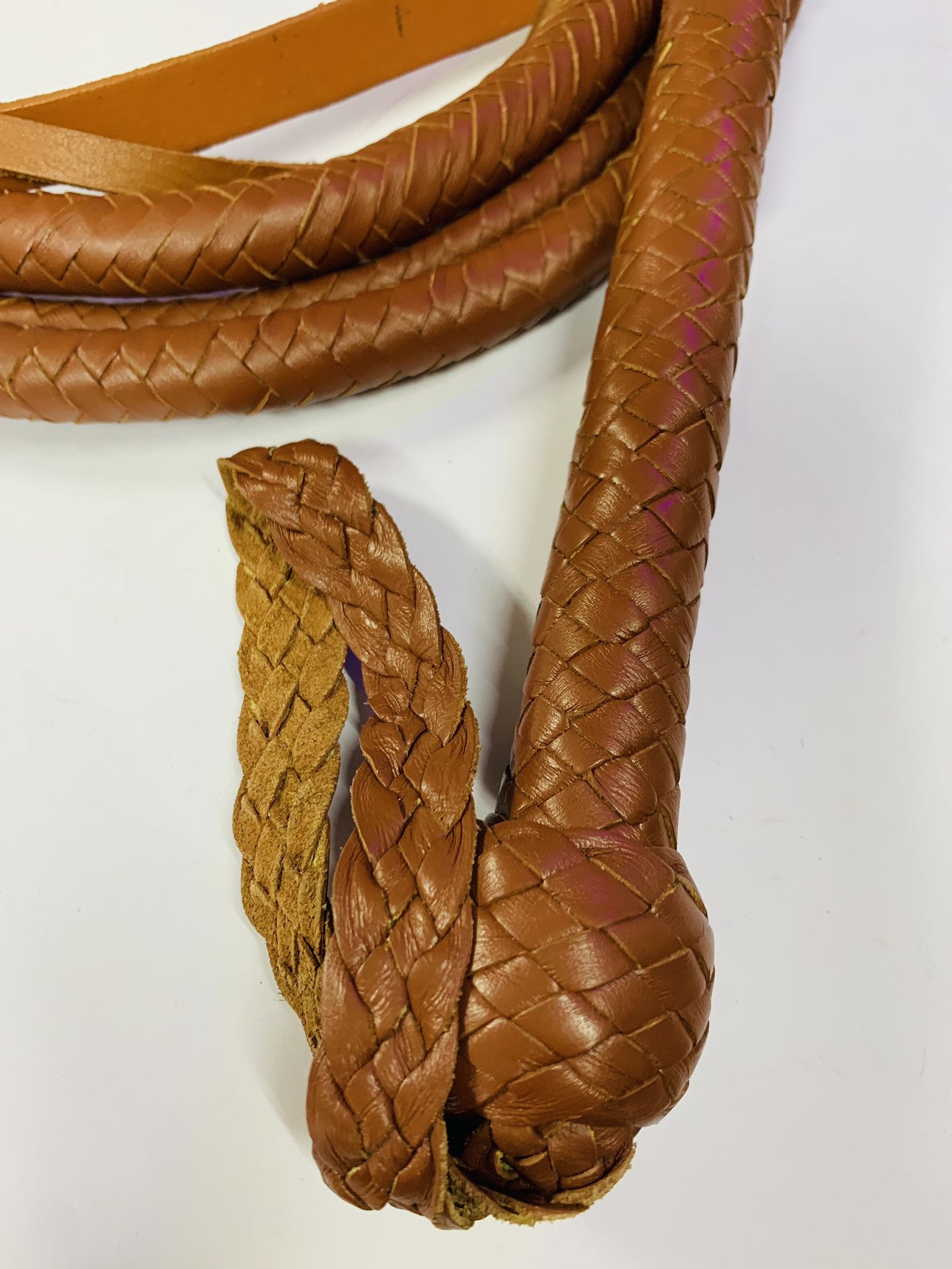 Love freely … Leather 10Feet, 12 Plaited, Brown, Heavy Duty Bull Whip