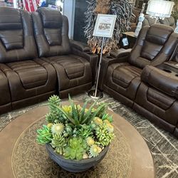 Power Reclining Sofa Set 