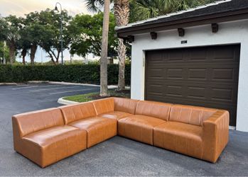 🛋️ Couch/Sofa Sectional - Camel - Modular - Delivery Available 🚛