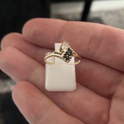 10k Gold Real Diamond Ring 