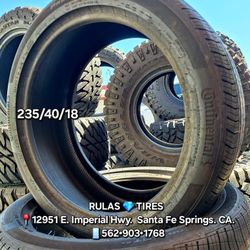 235/40/18 CONTINENTAL PROCONTACT ¤Brand new tires / Llanta nuevas ¤Ask for Special PRICES $$