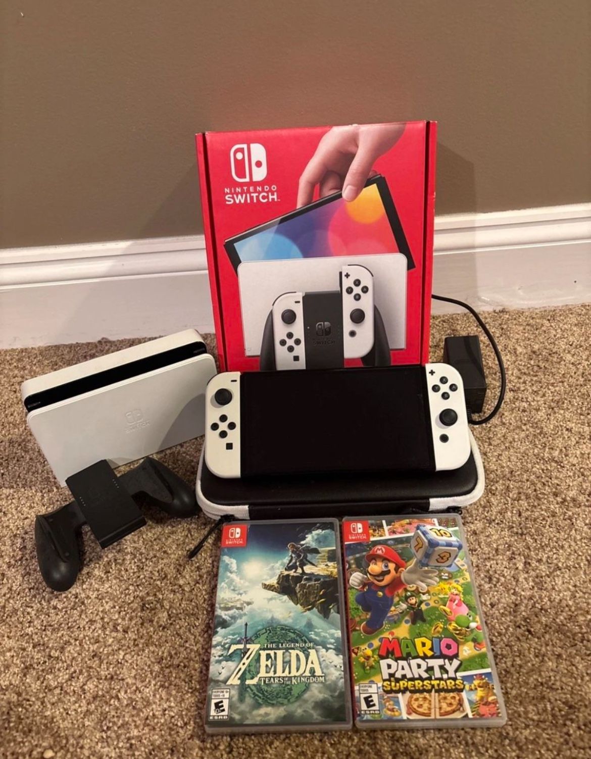 OLED Model HEG-001 Handheld Console - 64GB - White