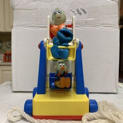 Vintage 1980s Jim Hensons Productions Vintage Sesame Street ILLCO TOY Ferris Wheel - Vintage Collectible