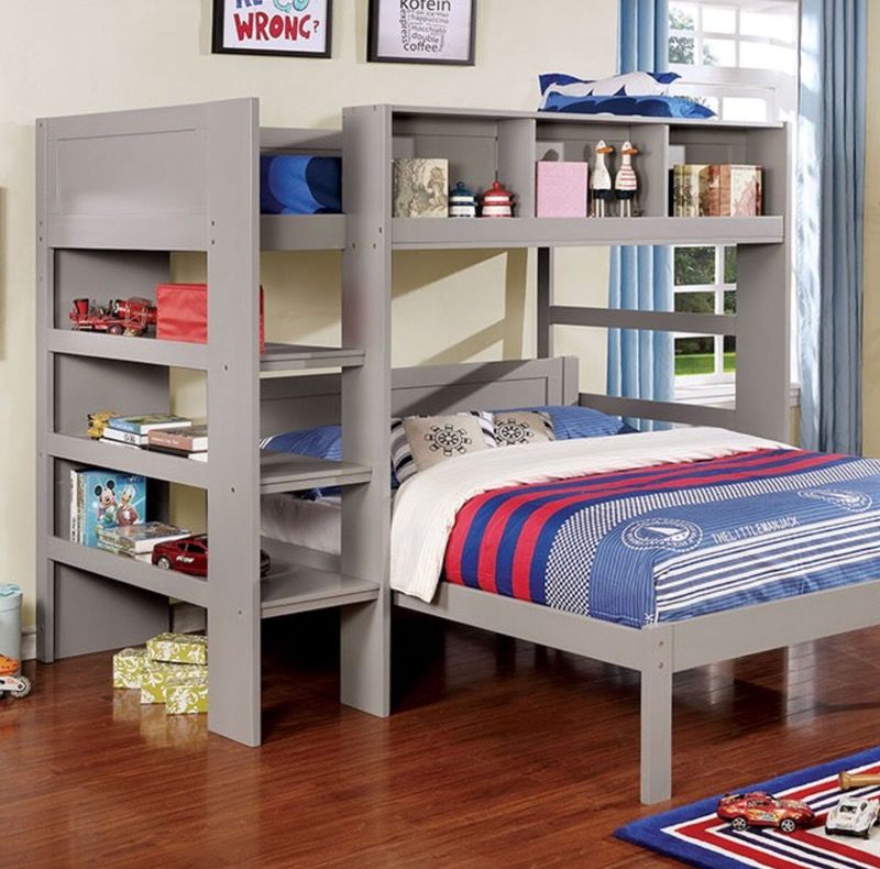 Twin Loft with Full Bunk Bed