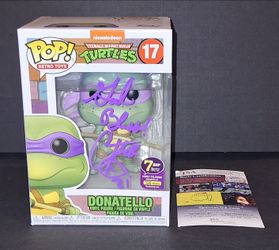 🔥 Corey Feldman Signed Autographed Funko TMNT Donatello 7 BAP JSA COA 🔥
