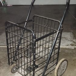 Folding Metal Shopping Cart 