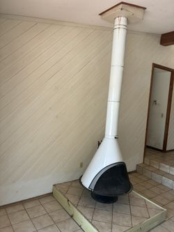 Mid Century Fireplace