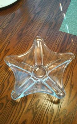 Heavy Crystal Bowl from Saks