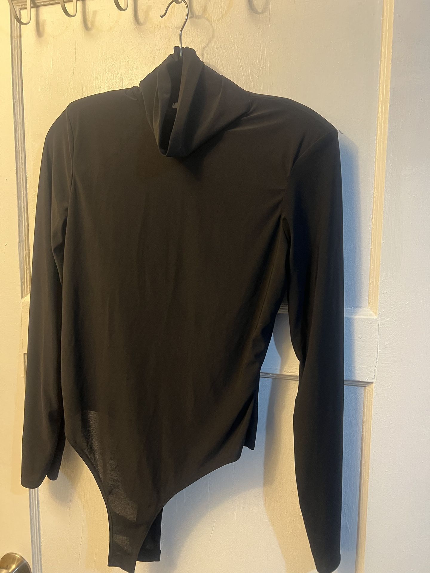 Black Turtleneck Bodysuit