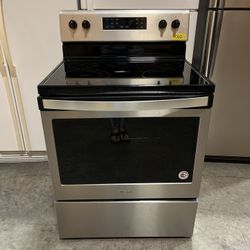 Whirlpool Stainless Steel Glass Top Stove 