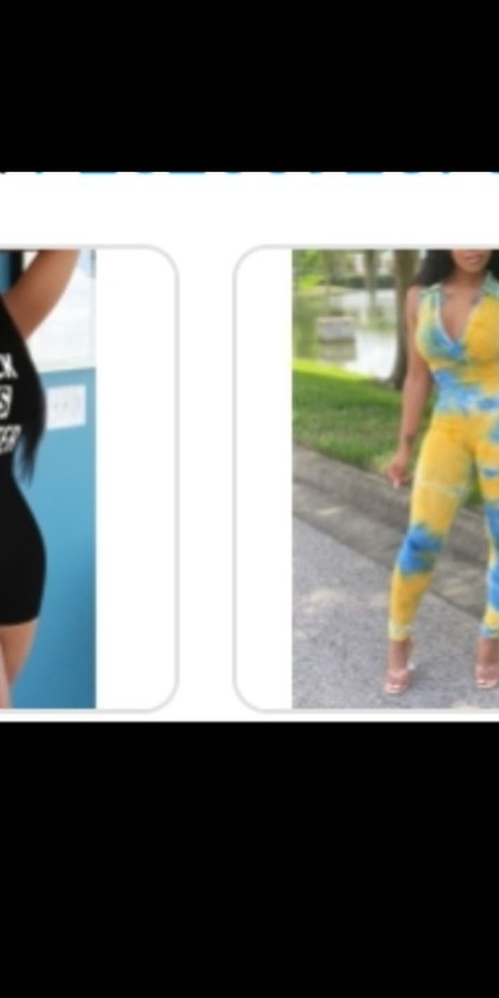 BODY SUITS 2 LEFT SEE THROUGH SMALL, MEDIUM LEFT AND YELLOW BLUE BODY SUIT 2X LEFT BODY SUITS 25$ AND ROMPERS SIZE SMALL 20$