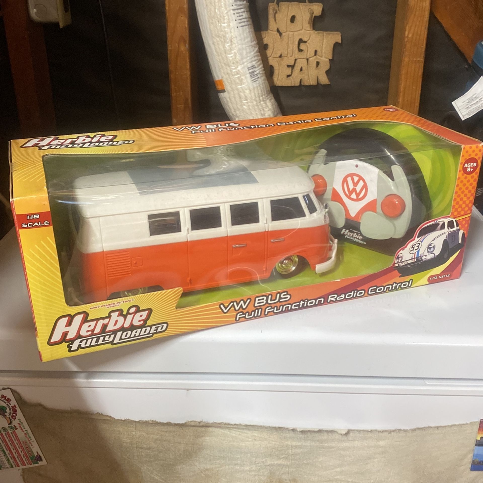 Volkswagen Vw Bus Remote Control Toy Sealed.