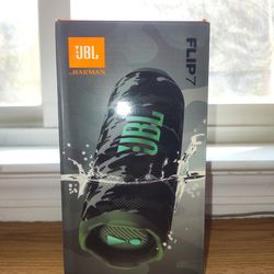 JBL Flip 7 Mini Portable Wireless Bluetooth Outdoor Stereo camo