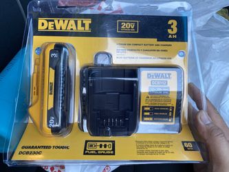 Brand new $100 obo Dewalt charger and battery