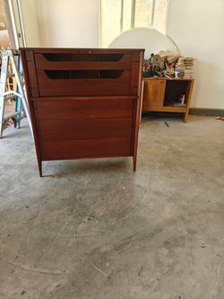 Mid-century Highboy dresser