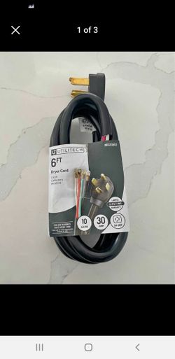 Appliance Dryer Cord 