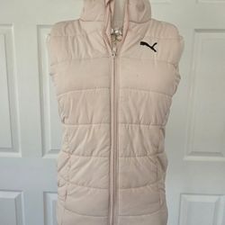 PUMA Girls Puffer Vest SIZE M 10/12