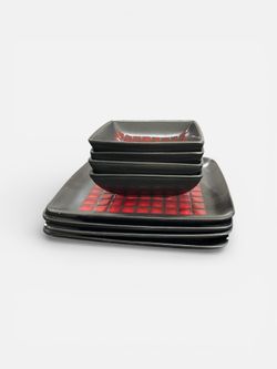 Ceramic Bowl & Plate Set