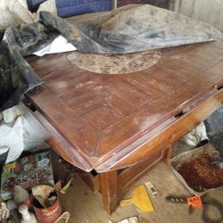 1920 Vintage Table With Susan Spinning Center Piece