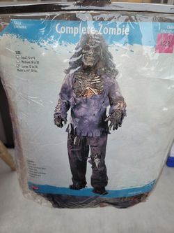 Large zombie kids costume