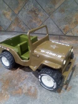 Tonka Military Jeep Toy Truck