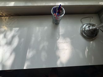 White desk