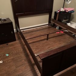 Bed Frame, Dresser, Night Stands