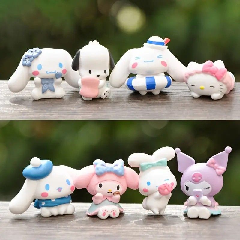 Hello Kitty & Friends 8 Piece Figures