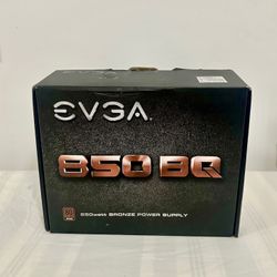 EVGA 850 BQ 850W 80+ Bronze Semi-Modular Power Supply (PSU)