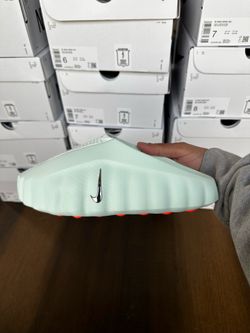 Nike Mind 001 Slides Barely Mint Green Size 8w Brand New