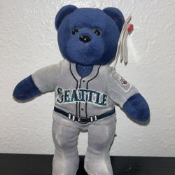 Seattle Mariners Team # 51 Ichiro Beans Authentic Beanie Bear Stuffed Toy 2001