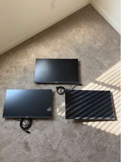 Set of 3 ASUS Computer Monitors
