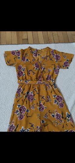 Women Beautiful Flowers Jumpsuit 