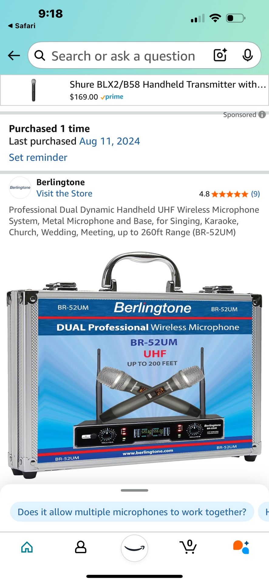 Berlingtone Wireless Mics