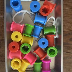 Colorful Lacing Beads Toy – $2