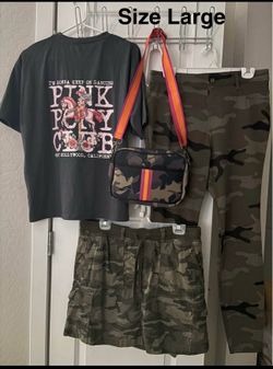 Cute 4 piece Camo set with purse