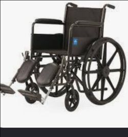 Lightly Used Medline Manual Wheelchair (16" Seat / 300lb Capacity)