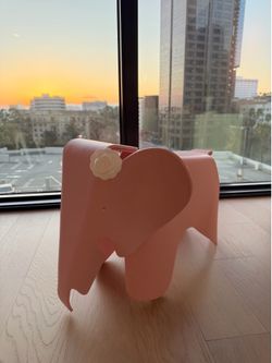 Pink Elephant Stool