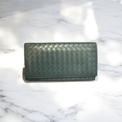 Bottega Veneta Intrecciato Two-Tone Bifold Wallet