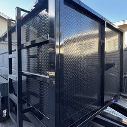 New Hydraulic Dump Trailer with Diamond Walls 💠