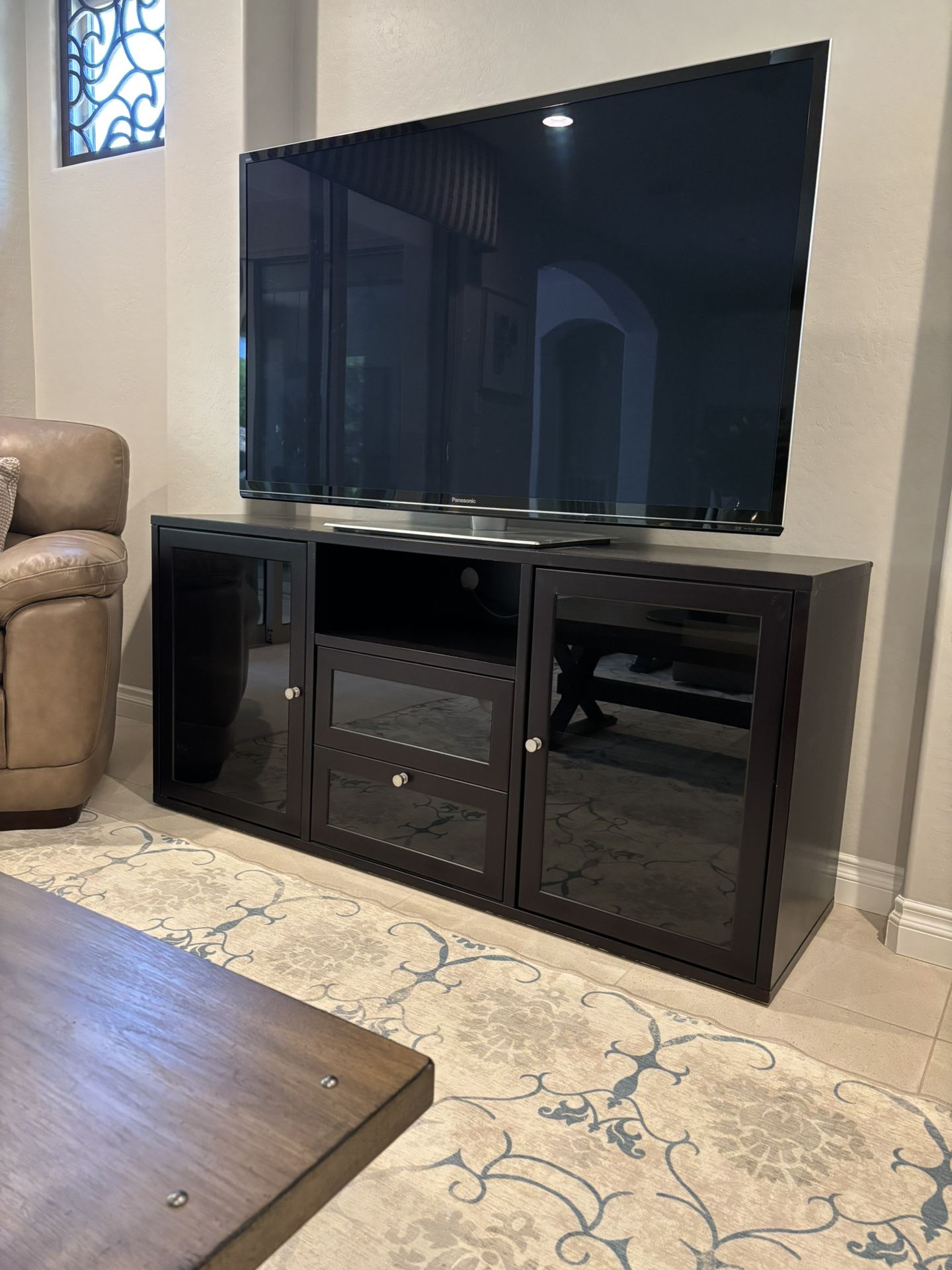 $1100 Wood entertainment center / media stand from Copenhagen