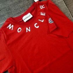 Moncler Red Shirt   💥 fast Shipping 💥 3 For $100💥small To XXL 