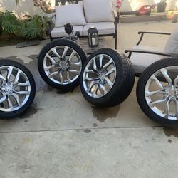 Nissan 370Z Wheels with Yokohama sport tires