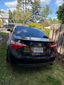 Toyota Corolla s 2014 6 speed manual.